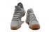 Мужские баскетбольные кроссовки Nike Zoom KD X 10 светло-серые, все новые