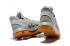 Мужские баскетбольные кроссовки Nike Zoom KD X 10 светло-серые, все новые