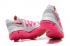 Мужские баскетбольные кроссовки Nike Zoom KD X 10 светло-серые розовые