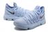 Nike Zoom KD X 10 รองเท้าบาสเก็ตบอลผู้ชายสีเทาอ่อนเงิน 897917-900