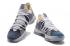 Nike Zoom KD X 10 รองเท้าบาสเก็ตบอลผู้ชายสีขาวสีน้ำเงินสีดำ