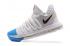 Мужские баскетбольные кроссовки Nike Zoom KD X 10 белые синие