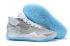 Sepatu Basket Nike Zoom KD 12 EP Abu-abu Putih Kevin Durant Baru 2020 AR4230-201