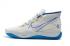 nuevos zapatos de baloncesto Nike Zoom KD 12 EP blanco azul amarillo Kevin Durant AR4230-145