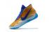 Nike Zoom KD 12 EP Warriors Home Amarelo Marrom Azul Branco Tênis de basquete AR4229-540