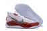 Nike Zoom KD 12 EP Branco Ginásio Vermelho Preto Cimento Tênis de basquete AR4229-611
