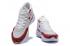รองเท้าบาสเก็ตบอล Nike Zoom KD 12 EP White Gym Red Black Cement AR4229-611