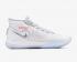 Nike Zoom KD 12 Blanc Noir- Wolf Gris Chaussures de basket CK1195-101