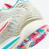 Nike Zoom KD 14 Light Bone Çok Renkli Camgöbeği Pembe CW3935-700,ayakkabı,spor ayakkabı