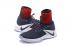 Nike Zoom Kobe Elite High Scarpe da uomo Sneaker Basket Blu scuro Rosso Bianco