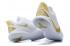 Nuevo lanzamiento Nike Kobe Mamba Fury Blanco Metálico Oro Kobe Bryant Zapatos de baloncesto CK2087-107