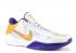 Nike Kobe Zoom V Lakers Dl Varsity Sol Gris Neutral Púrpura Blanco 386429-102