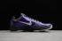 Nike Zoom Kobe 5 Ink Metálico Prata Preto Roxo Sapatos 386430-500