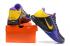 Nike Zoom Kobe V 5 Low Colorful Noir Violet Jaune Chaussures de basket-ball pour hommes 386429-071