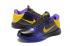 Nike Zoom Kobe V 5 Low Colorato Nero Viola Giallo Uomo Scarpe da basket 386429-071