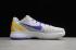 2020 Nike Kobe 6 VI White Purple Yellow Basketball Shoes CW2190-105