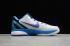 buty do koszykówki Nike Zoom Kobe 6 białe niebieskie fioletowe CW2190-102