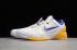 Nike Zoom Kobe 7 VII System Lakers Branco Roxo Amarelo 488371-101