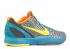 Zoom Kobe 6 Helicopter Blu Grigio Scuro Total Yellow Vbrnt Glass 429659-005
