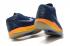 Nike Zoom Kobe XIII 13 AD รองเท้าบาสเก็ตบอลผู้ชายสีน้ำเงินเข้มสีส้ม 852425