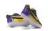 Nike Zoom Kobe 12 AD EP Negro Púrpura Amarillo Hombres Zapatos