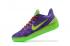 Nike Zoom Kobe 12 AD Púrpura Verde Rojo Hombres Zapatos De Baloncesto