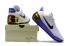 Nike Zoom Kobe 12 AD Blanco Negro Púrpura Dorado Hombres Zapatos De Baloncesto