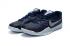 Nike Kobe Mentality 3 Chaussures Homme Sneaker Basketball Gridding Bleu Marine Blanc