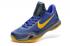 Nike Kobe 10 X EP Low Negro Púrpura Amarillo Hombres Zapatos De Baloncesto 745334