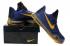 Nike Kobe 10 X EP Low Negro Púrpura Amarillo Hombres Zapatos De Baloncesto 745334