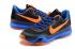 Scarpe da basket Nike Zoom Kobe X 10 Low Uomo Nere Blu Arancioni 745334