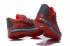 Nike Zoom Kobe X 10 Low Rouge Noir Stone Chaussures de basket-ball pour hommes 745334