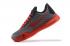 Nike Zoom Kobe X 10 Low Wolf Gris Rouge Chaussures de basket-ball pour hommes 745334