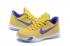 Nike Zoom Kobe X 10 Low Gelb Lila Stein Herren Basketballschuhe 745334