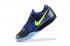 Nike Bobe Mentality Blauw Volt Zwart Basketbalschoenen 704942-401