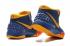 Nike Zoom Kyrie Irving ID Midnight Navy Blanco Naranja Hombres Zapatos 747423 991