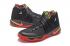 Nike Kyrie 2 Bred Preto Vermelho Sapatos Masculinos 843253 991