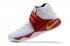 Nike Kyrie 2 II EP Effect Hombres Zapatos Blanco Rojo Naranja 838639