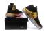 Nike Kyrie 2 Limited Edition preto 24kt dourado tênis feitos à mão Drew League 843253-995