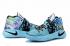 Nike Kyrie II 2 Tie Dye Effect Lichtblauw Zwart Multi Color Schoenen 819583 Unisex