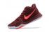 Nike Zoom Kyrie 3 EP Vin Rouge Blanc Chaussures Homme