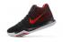 Nike Zoom Kyrie III 3 Flyknit รองเท้าบาสเก็ตบอลผู้ชายสีแดงดำ