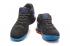 Nike Zoom Kyrie III 3 Flyknit รองเท้าบาสเก็ตบอลผู้ชายสีดำแซฟไฟร์สีน้ำเงิน