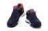 Nike Zoom Kyrie III 3 Flyknit รองเท้าบาสเก็ตบอลผู้ชายสีน้ำเงินเข้มสีแดง