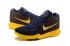 Nike Zoom Kyrie III 3 Flyknit azul oscuro amarillo Hombres Zapatos de baloncesto