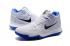Nike Zoom Kyrie III 3 blanco azul Hombres Zapatos de baloncesto Flyknit