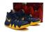 Nike Zoom Kyrie 4 Men Basketball Shoes Deep Blue Yellow