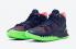 Nike Zoom Kyrie 7 Chaussures de basket-ball bleu marine vert bleu rouge CQ9327-401