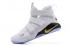 Nike Zoom LeBron Soldier XI 11 White Yellow Men Basketball Shoes