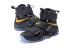 Nike Lebron Soldier 10 EP Zapatos de baloncesto 2016 Finales Negro Oro 844375-806